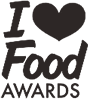 The logo for the I Love Food awards Australia